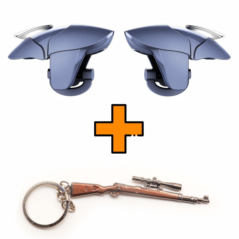 Игровые контроллеры Marpiel Blue Shark (геймпад триггеры курки для смартфона для PUBG) + Kar98k
Игровые контроллеры Marpiel Blue Shark (геймпад триггеры курки для смартфона для PUBG) + Kar98k