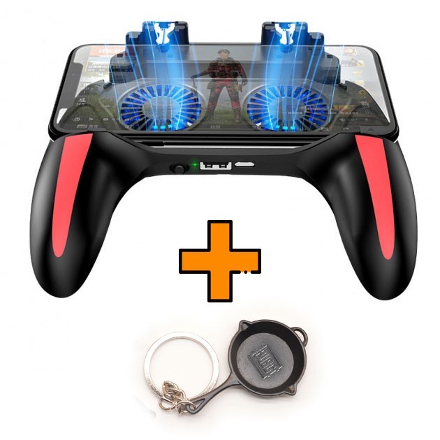 Игровые контроллеры Marpiel H10 5000 mAh (геймпад триггеры курки для смартфона для PUBG) + сковородка
Игровые контроллеры Marpiel H10 5000 mAh (геймпад триггеры курки для смартфона для PUBG) + сковородка