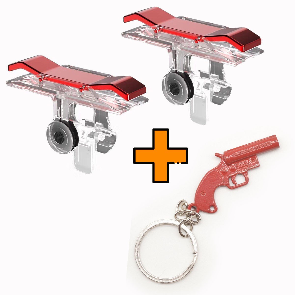 Игровые контроллеры Marpiel E9 Red (геймпад триггеры курки для смартфона для PUBG) + Flare Gun
Игровые контроллеры Marpiel E9 Red (геймпад триггеры курки для смартфона для PUBG) + Flare Gun