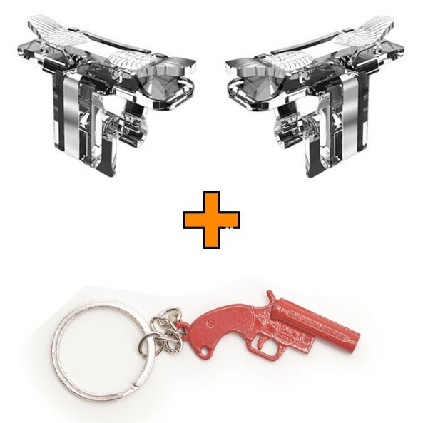 Игровые контроллеры Marpiel Angel Wings (геймпад триггеры курки для смартфона для PUBG) серебряные + Flare Gun
Игровые контроллеры Marpiel Angel Wings (геймпад триггеры курки для смартфона для PUBG) серебряные + Flare Gun
