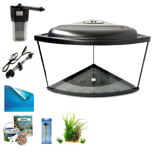Аквариумный комплект "Zoocool Black" Led Light УГЛОВОЙ (крышка LED) 720-720-700 мм 205 л 10 мм
Аквариумный комплект "Zoocool Black" Led Light УГЛОВОЙ (крышка LED) 720-720-700 мм 205 л 10 мм