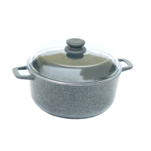 Каструля Granite Gray с крышкой индукция 3л Биол
Каструля Granite Gray с крышкой индукция 3л Биол