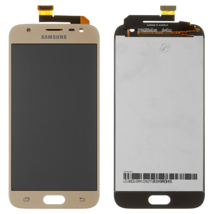 Дисплей для Samsung J330 Galaxy J3 (2017) TFT с регулировкой подсветки с сенсором золотой
Дисплей для Samsung J330 Galaxy J3 (2017) TFT с регулировкой подсветки с сенсором золотой