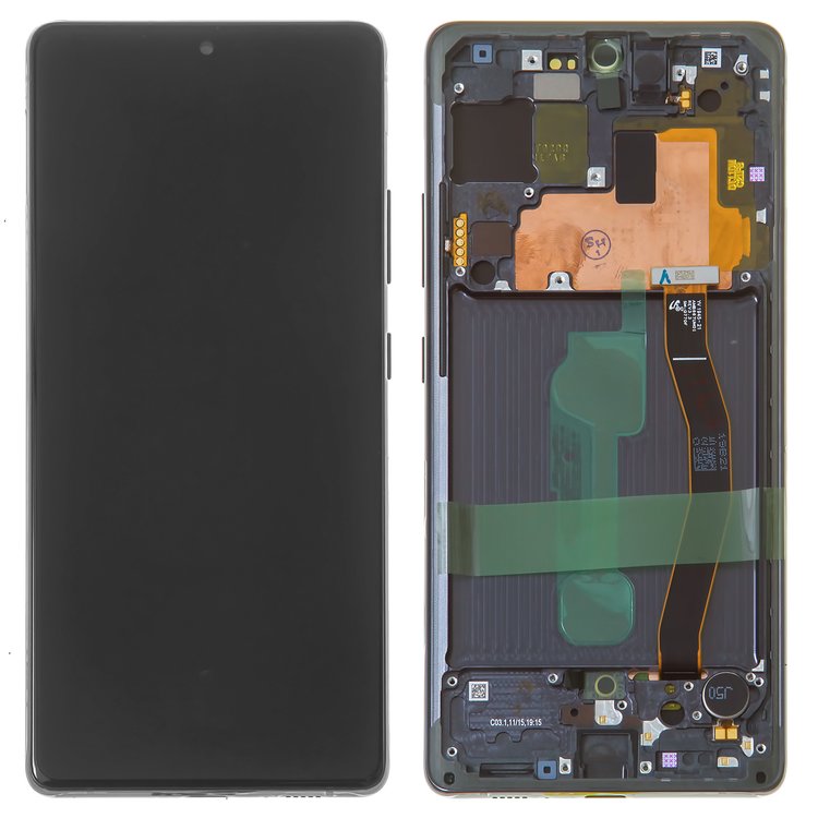 Дисплей для Samsung GH82-21992A G770 Galaxy S10 Lite с сенсором черный и рамкой сервисный
Дисплей для Samsung GH82-21992A G770 Galaxy S10 Lite с сенсором черный и рамкой сервисный