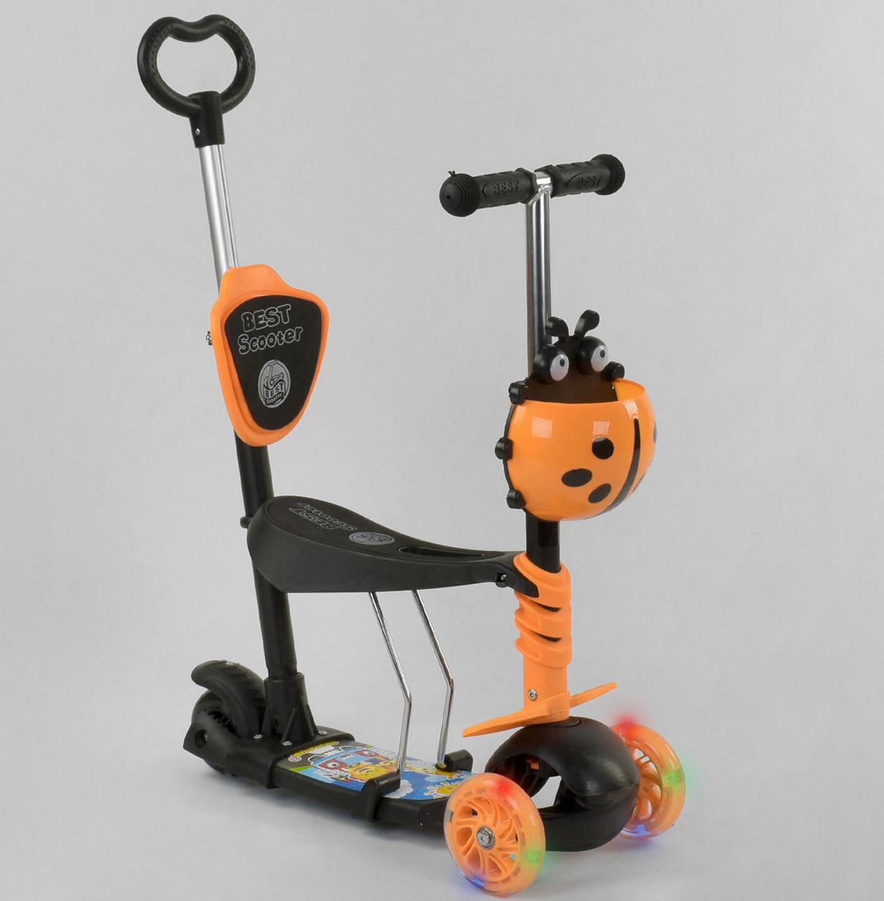Детский Самокат - беговел для детей 5в1 Best Scooter с родительской ручкой, руль 63-72 см, подножками арт. 78266
Детский Самокат - беговел для детей 5в1 Best Scooter с родительской ручкой, руль 63-72 см, подножками арт. 78266