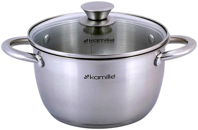 Кастрюля Kamille Gladys 5л из нержавеющей стали, с мерной шкалой Kamille KM-4903
Кастрюля Kamille Gladys 5л из нержавеющей стали, с мерной шкалой Kamille KM-4903