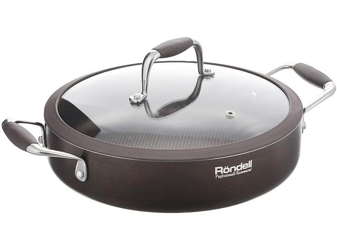 Сотейник Rondell Mocco 26см со стеклянной крышкой и антипригарным покрытием Rondell UK-RDA-282 
Сотейник Rondell Mocco 26см со стеклянной крышкой и антипригарным покрытием Rondell UK-RDA-282