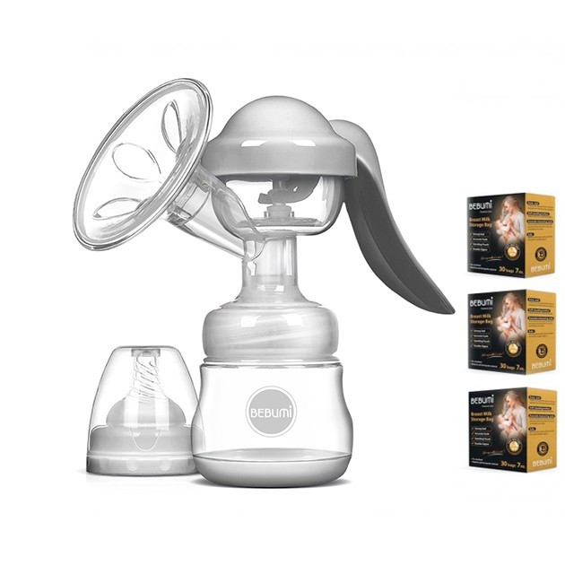 Ручной молокоотсос Bebumi BM Pro (white) + силиконовая массажная насадка + пакеты для хранения грудного молока Bebumi Pro 90 штук
Ручной молокоотсос Bebumi BM Pro (white) + силиконовая массажная насадка + пакеты для хранения грудного молока Bebumi Pro 90 штук