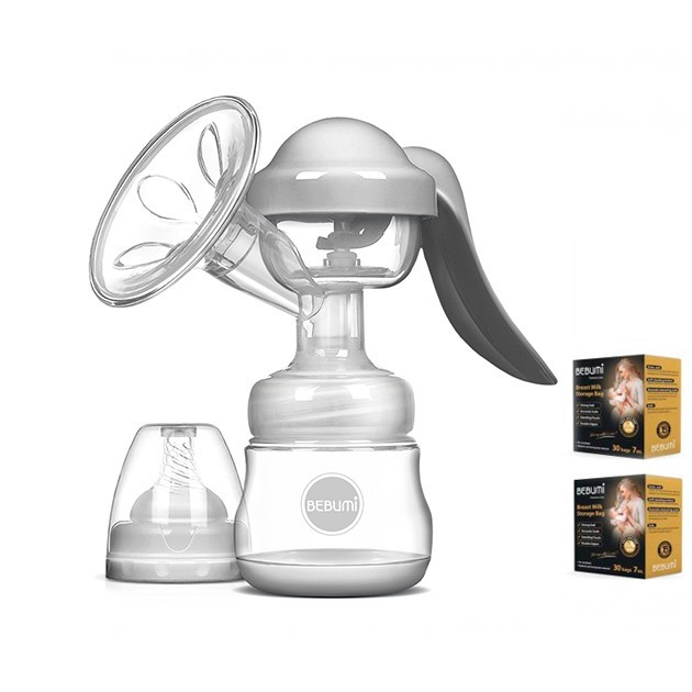 Ручной молокоотсос Bebumi BM Pro (white) + силиконовая массажная насадка + пакеты для хранения грудного молока Bebumi Pro 60 штук
Ручной молокоотсос Bebumi BM Pro (white) + силиконовая массажная насадка + пакеты для хранения грудного молока Bebumi Pro 60 штук