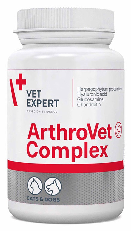Добавка для суставов и хрящей Артровет ArthroVet Complex VetExpert для кошек и собак 90 табл.
Добавка для суставов и хрящей Артровет ArthroVet Complex VetExpert для кошек и собак 90 табл.