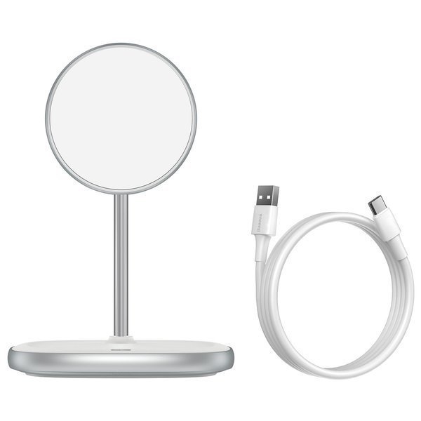 Бездротовий зарядний пристрій Baseus Swan Magnetic Desktop Bracket Wireless Charger White (WXSW-02)
Бездротовий зарядний пристрій Baseus Swan Magnetic Desktop Bracket Wireless Charger White (WXSW-02)