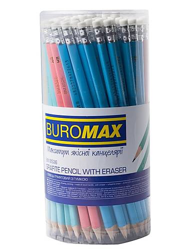 Карандаши графитовые PASTEL HB, ассорти, с резинкой, 100 шт. в тубе Buromax (BM.8526)
Карандаши графитовые PASTEL HB, ассорти, с резинкой, 100 шт. в тубе Buromax (BM.8526)