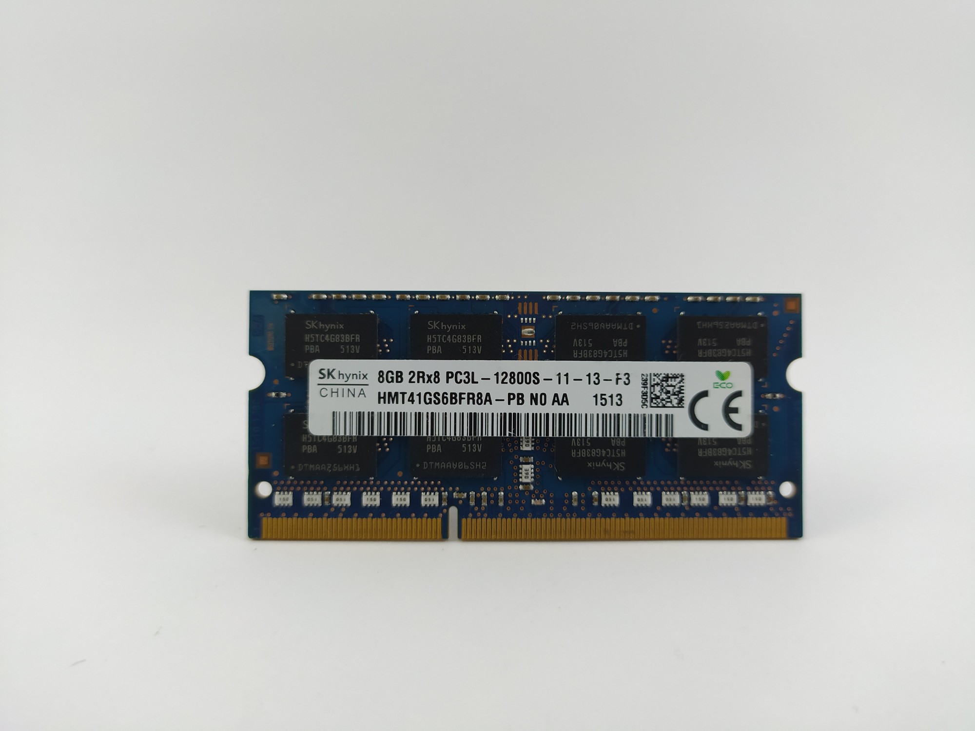 Оперативная память для ноутбука SODIMM SK hynix DDR3L 8Gb 1600MHz PC3L-12800S (HMT41GS6BFR8A-PB) 4716 Б/У
Оперативная память для ноутбука SODIMM SK hynix DDR3L 8Gb 1600MHz PC3L-12800S (HMT41GS6BFR8A-PB) 4716 Б/У