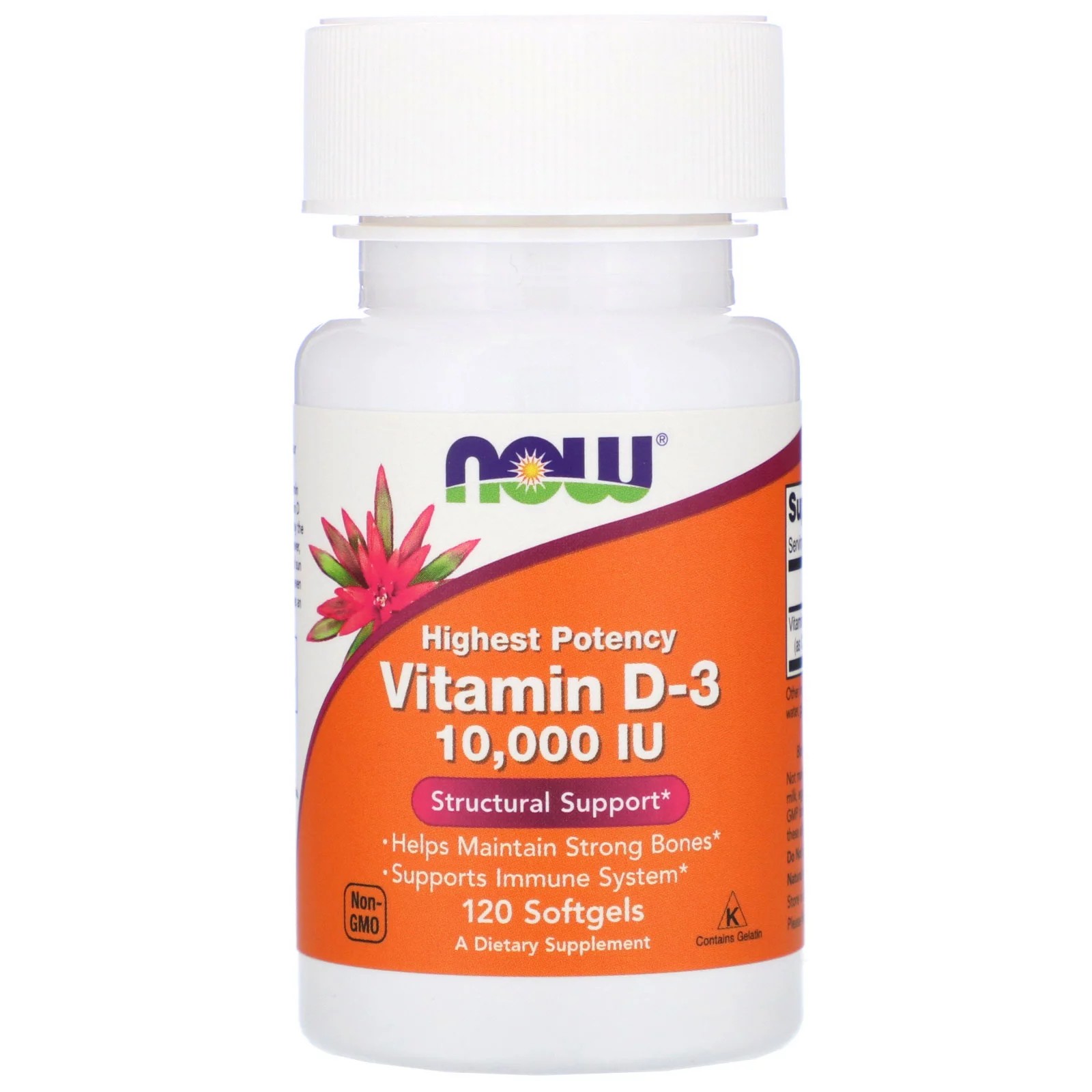 Биологически активные добавки Now Foods Vitamin D-3 Витамин D-3 10000 IU 120 Softgels (NOW-00376)
Биологически активные добавки Now Foods Vitamin D-3 Витамин D-3 10000 IU 120 Softgels (NOW-00376)