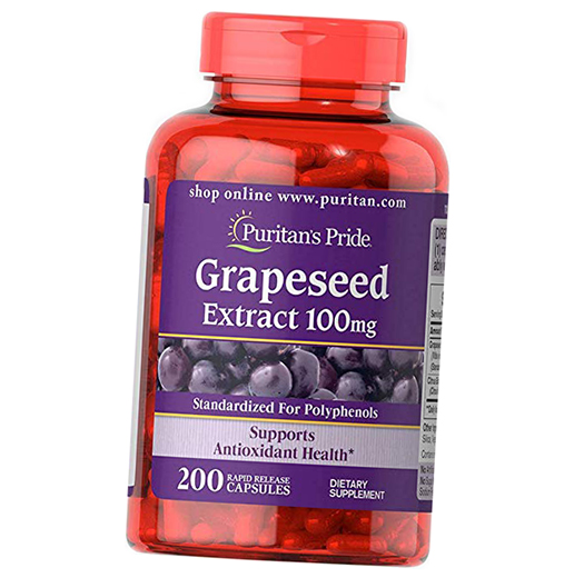 Экстракт виноградных косточек, Grapeseed Extract 100, Puritan's Pride 200капс (71367004)
Экстракт виноградных косточек, Grapeseed Extract 100, Puritan's Pride 200капс (71367004)