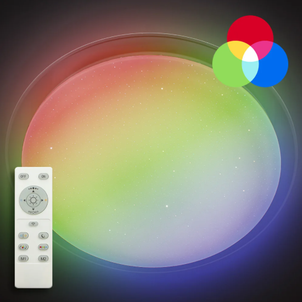 Потолочный светодиодный светильник с пультом LUMINARIA SATURN 25W RGB R330 SHINY 220V + Видео обзор
Потолочный светодиодный светильник с пультом LUMINARIA SATURN 25W RGB R330 SHINY 220V + Видео обзор