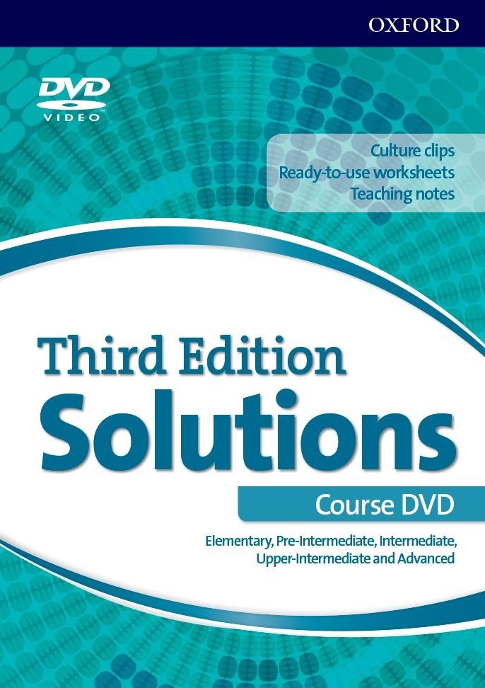 Solutions 3rd Edition Elementary-Advanced: Course DVD - Paul A Davies, Tim Falla - 9780194561822
Solutions 3rd Edition Elementary-Advanced: Course DVD - Paul A Davies, Tim Falla - 9780194561822