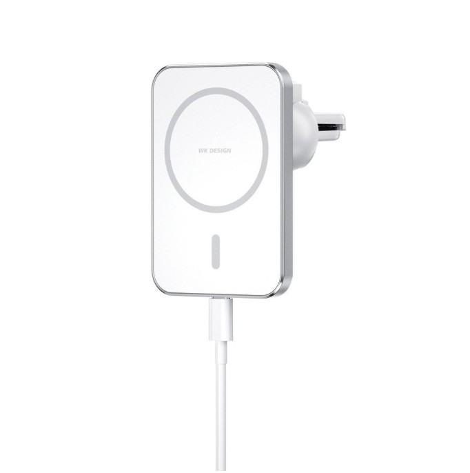 Беспроводное автомобильное зарядное устройство WK Design Flash Series Magnet Wireless Charging Car Charger 15W (WP-U96) White
Беспроводное автомобильное зарядное устройство WK Design Flash Series Magnet Wireless Charging Car Charger 15W (WP-U96) White