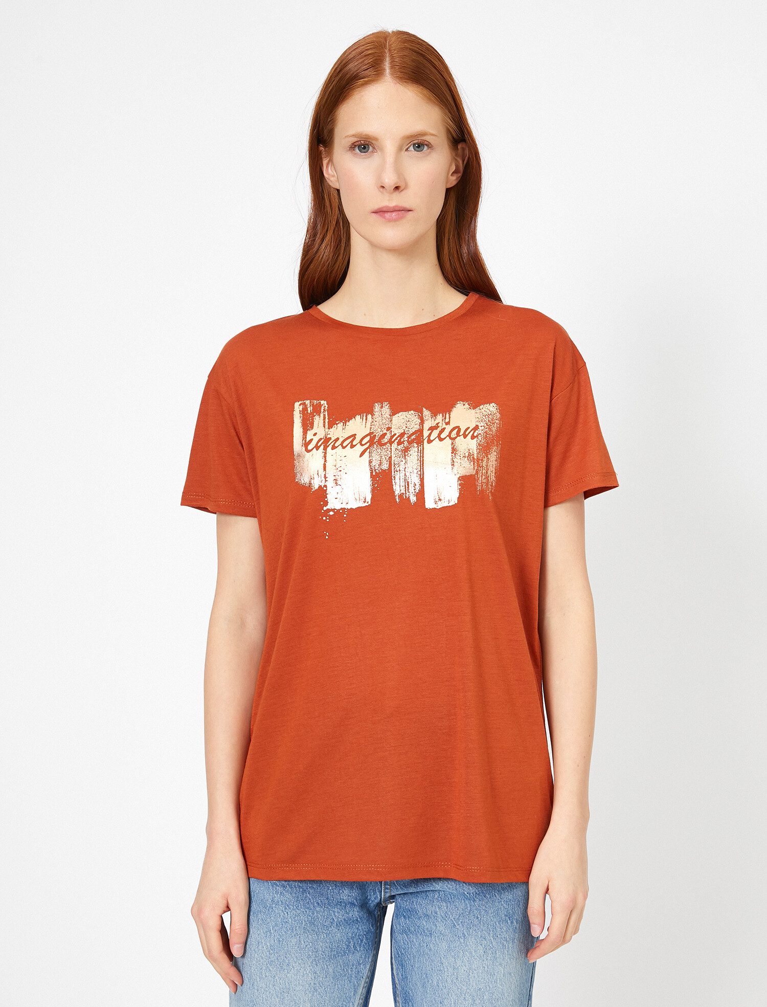 Футболка Koton 0KAK13856GK-996 Terracotta, Футболка Koton 0KAK13856GK-996 S Terracotta
Футболка Koton 0KAK13856GK-996 Terracotta, Футболка Koton 0KAK13856GK-996 S Terracotta