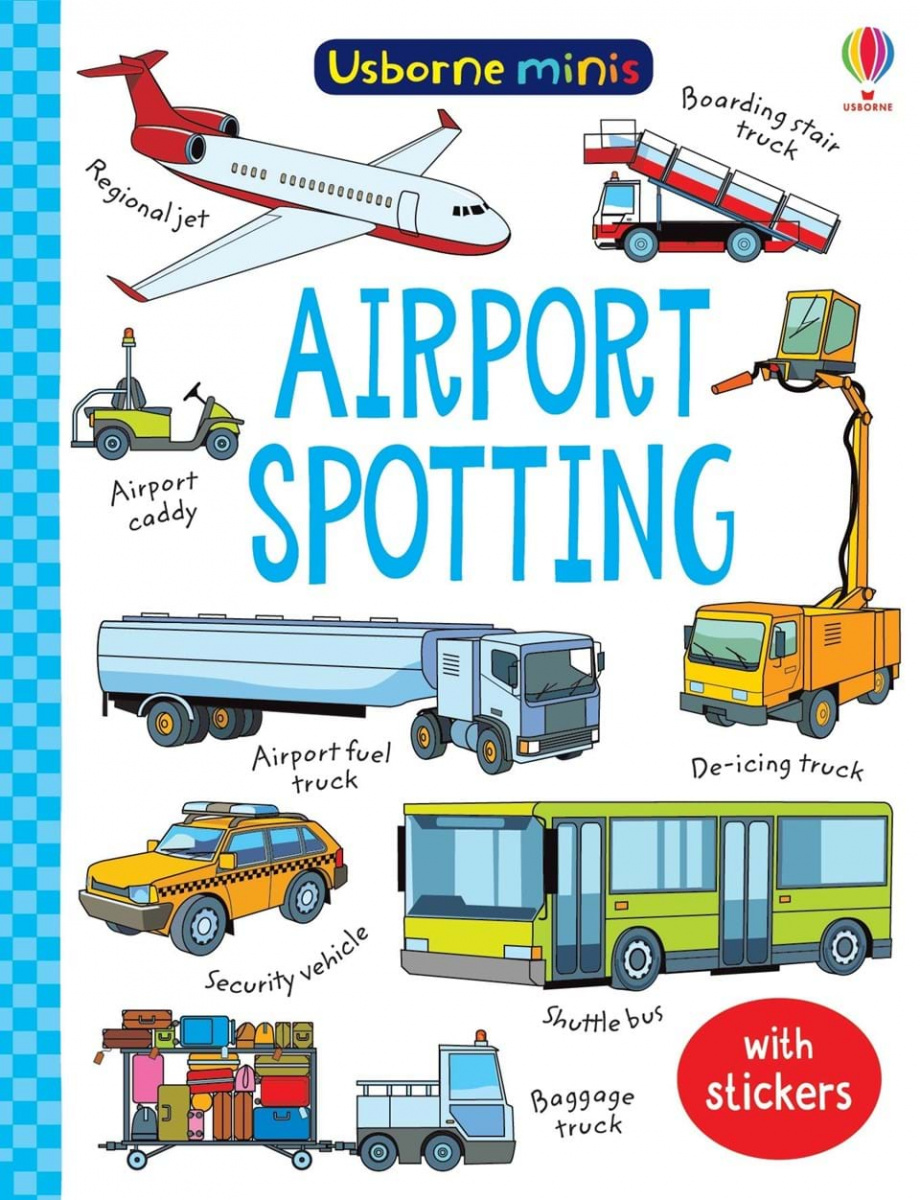 Книга с наклейками Usborne Усборн Споттинг в аэропорту, англ. язык (9781474981033)
Книга с наклейками Usborne Усборн Споттинг в аэропорту, англ. язык (9781474981033)