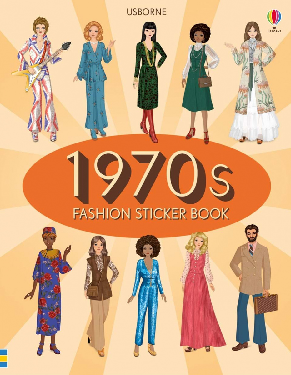 Книга с наклейками Usborne Усборн Мода 1970-х годов, англ. язык (9781474941860)
Книга с наклейками Usborne Усборн Мода 1970-х годов, англ. язык (9781474941860)