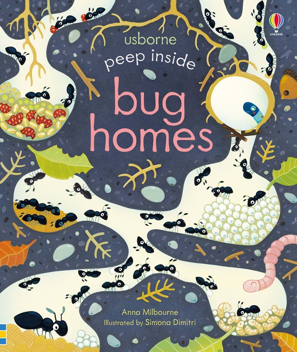 Детская книга Usborne Усборн Дома насекомых, серия Peep Inside, англ. язык (9781474950824)
Детская книга Usborne Усборн Дома насекомых, серия Peep Inside, англ. язык (9781474950824)