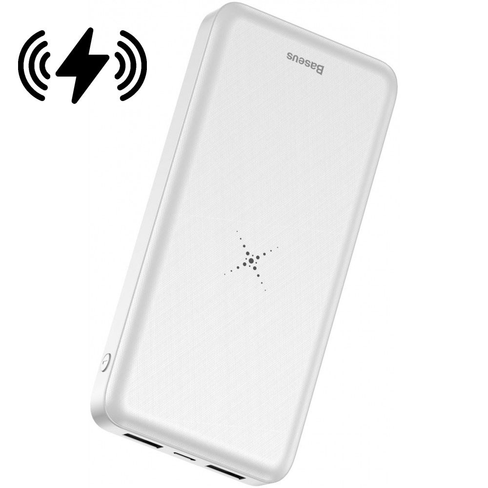 Павербанк Baseus 2USB, 2.1A Wireless 10000 mAh для /iPhone/Android/AirPods white
Павербанк Baseus 2USB, 2.1A Wireless 10000 mAh для /iPhone/Android/AirPods white