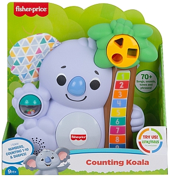 Интерактивная игрушка "Считающая коала. Linkimals", рус. - Fisher-Price (20-959623)
Интерактивная игрушка "Считающая коала. Linkimals", рус. - Fisher-Price (20-959623)