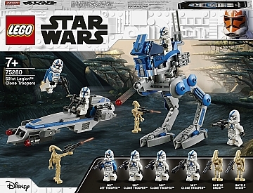 Конструктор "501-й легион клонов легиона", 75280 - LEGO Star Wars (20-917835)
Конструктор "501-й легион клонов легиона", 75280 - LEGO Star Wars (20-917835)