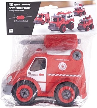 Конструктор "City Fire Fight. Машина скорой помощи", 21 деталь, в прозрачной упаковке - Diy Spatial Creativity (20-788118)
Конструктор "City Fire Fight. Машина скорой помощи", 21 деталь, в прозрачной упаковке - Diy Spatial Creativity (20-788118)