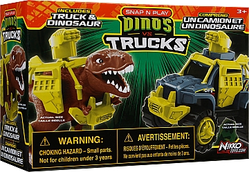 Игровой набор "Машинка и динозавр T-Rex", brown - Road Rippers (20-972357)
Игровой набор "Машинка и динозавр T-Rex", brown - Road Rippers (20-972357)