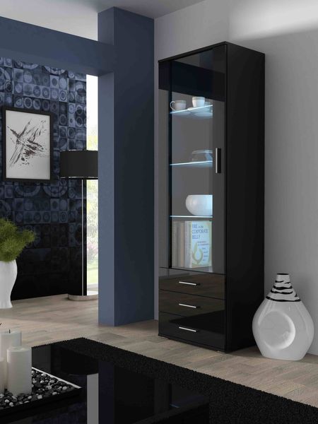Витрина в зал высокая CAMA SOHO S1 Черный мат/Черный глянец с подсветкой Польша
Витрина в зал высокая CAMA SOHO S1 Черный мат/Черный глянец с подсветкой Польша