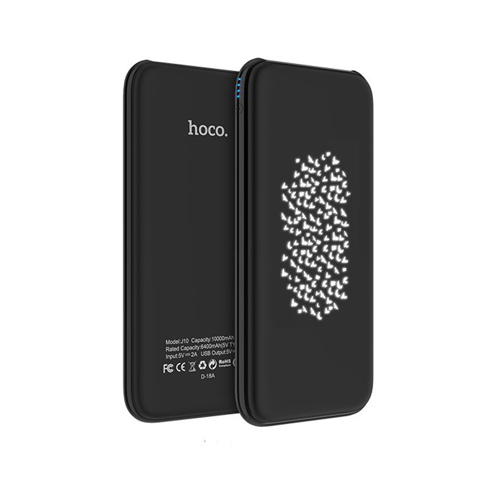 Повербанк HOCO Powerbank J10 Glowing pattern Черный 10000 mAh с LED индикатором и soft-touch покрытием
Повербанк HOCO Powerbank J10 Glowing pattern Черный 10000 mAh с LED индикатором и soft-touch покрытием