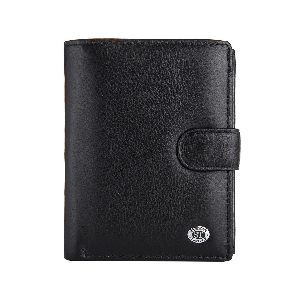 Мужской кожаный кошелек ST Leather 124 Black
Мужской кожаный кошелек ST Leather 124 Black