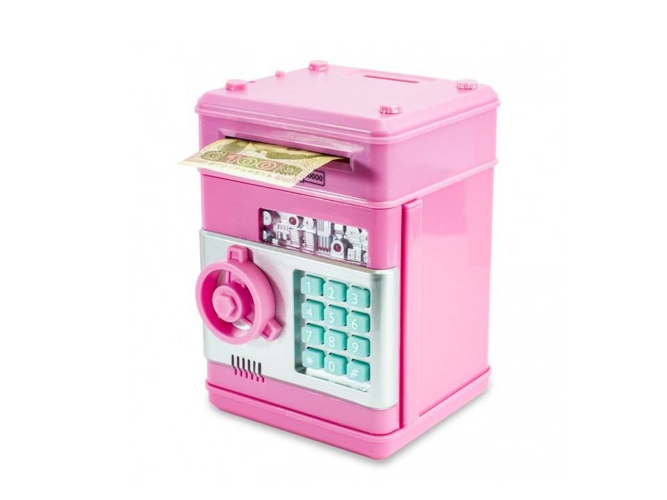 Копилка сейф детский банкомат Number Bank 5265 для монет и купюр Pink (NumberBank)
Копилка сейф детский банкомат Number Bank 5265 для монет и купюр Pink (NumberBank)