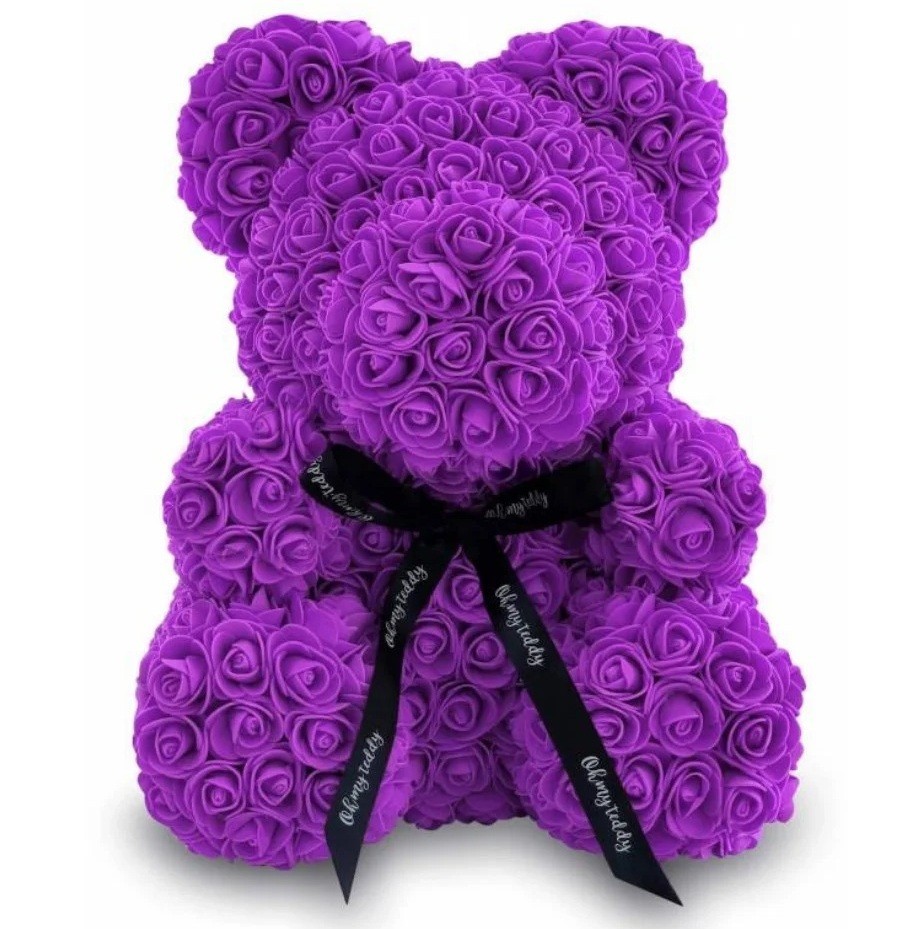 Мишка из роз 3D Мишка Тедди 40 см в красивой подарочной упаковке Teddy Bear из фоамирановых роз Фиолетовый (1011140)
Мишка из роз 3D Мишка Тедди 40 см в красивой подарочной упаковке Teddy Bear из фоамирановых роз Фиолетовый (1011140)