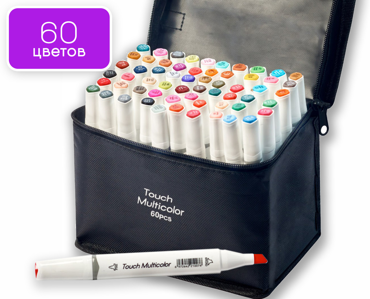 Набор маркеров Touch Multicolor для рисования и скетчинга на спиртовой основе 60 шт, Фломастеры для художников
Набор маркеров Touch Multicolor для рисования и скетчинга на спиртовой основе 60 шт, Фломастеры для художников
