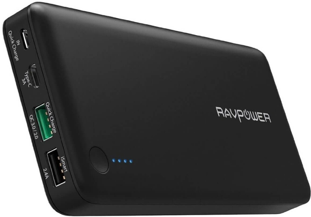 Внешний аккумулятор RAVPower 20100mAh Qualcomm Quick Charge 3.0 Power Bank Black (RP-PB043BK)
Внешний аккумулятор RAVPower 20100mAh Qualcomm Quick Charge 3.0 Power Bank Black (RP-PB043BK)