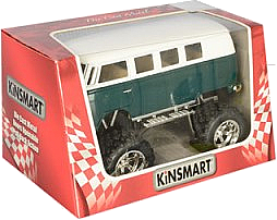 Машинка коллекционная 1962 Volkswagen Classical Bus, зеленая с белым - Kinsmart (20-616690)
Машинка коллекционная 1962 Volkswagen Classical Bus, зеленая с белым - Kinsmart (20-616690)