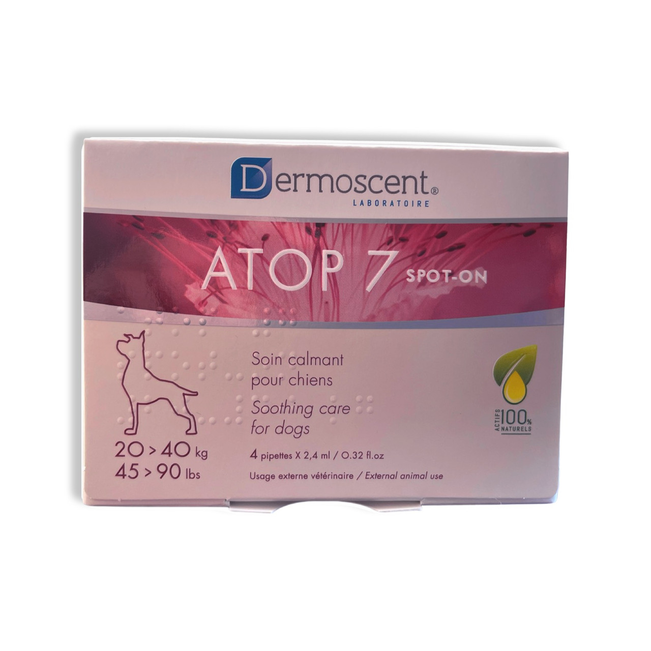Успокаивающее капли при атопии и аллергии кожи собак и кошек ATOP7 Dermoscent от 20-40кг
Успокаивающее капли при атопии и аллергии кожи собак и кошек ATOP7 Dermoscent от 20-40кг