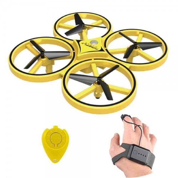 Квадрокоптер Firefly drone Tracker с сенсорным управлением от руки и защитой от столкновений
Квадрокоптер Firefly drone Tracker с сенсорным управлением от руки и защитой от столкновений