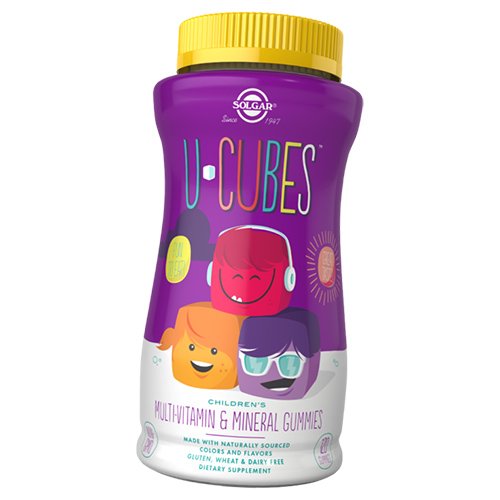 Жевательные Витамины для детей, U-Cubes Children's Multi-Vitamin&Mineral, Solgar 120таб (36313097)
Жевательные Витамины для детей, U-Cubes Children's Multi-Vitamin&Mineral, Solgar 120таб (36313097)