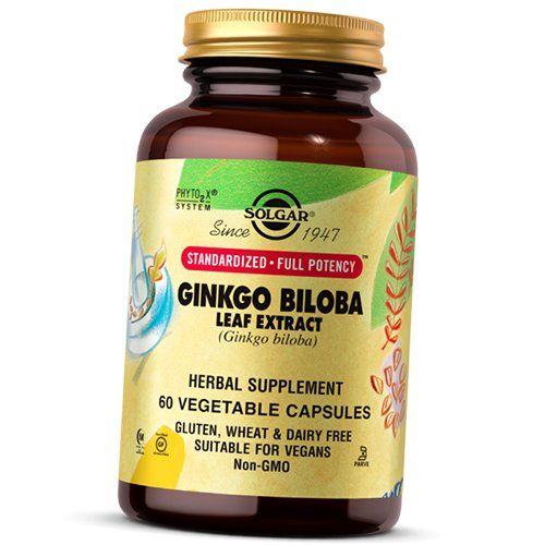 Экстракт Листьев Гинкго Билобы, Ginkgo Biloba Leaf Extract, Solgar 60вегкапс (71313002)
Экстракт Листьев Гинкго Билобы, Ginkgo Biloba Leaf Extract, Solgar 60вегкапс (71313002)