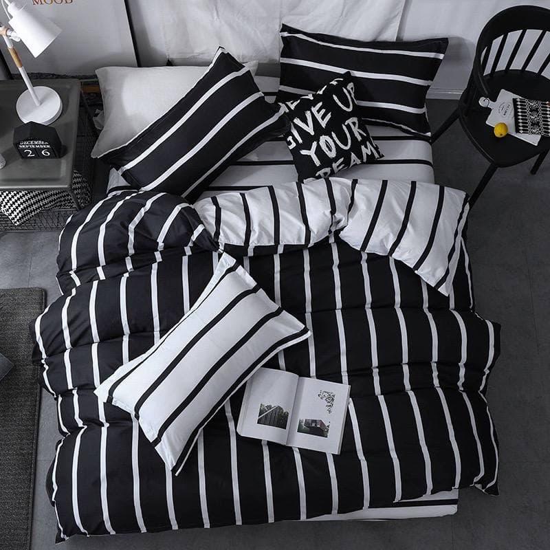 Комплект постельного белья Qili Home Textile Софткоттон №3345895 Двухспальный 180х215, Черно-белый в полоску
Комплект постельного белья Qili Home Textile Софткоттон №3345895 Двухспальный 180х215, Черно-белый в полоску