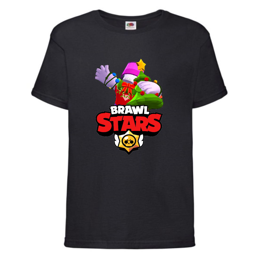 Футболка детская Brawl Stars Holiday Frank (Бравл Старс Фрэнк Праздничный) черная 116 см
Футболка детская Brawl Stars Holiday Frank (Бравл Старс Фрэнк Праздничный) черная 116 см