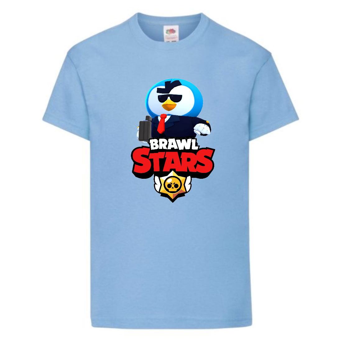 Футболка детская Brawl Stars Mr. P Agent (Бравл Старс Мистер П Агент) голубая 104 см
Футболка детская Brawl Stars Mr. P Agent (Бравл Старс Мистер П Агент) голубая 104 см