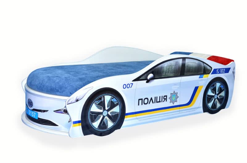 Кровать машина Mebelkon Полиция Украины с подъемным механизмом, подсветкой фар и низа 180х80 Белый
Кровать машина Mebelkon Полиция Украины с подъемным механизмом, подсветкой фар и низа 180х80 Белый