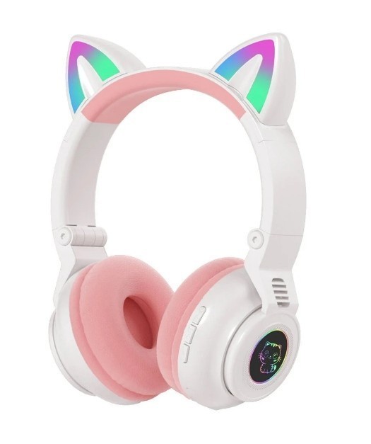 Беспроводные Bluetooth наушники с кошачьими ушками STN-26 Cat Ear LED подсветка Белый
Беспроводные Bluetooth наушники с кошачьими ушками STN-26 Cat Ear LED подсветка Белый
