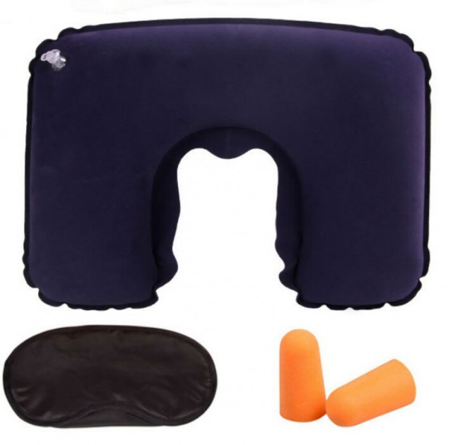 Подушка дорожная надувная для путешествий Silenta (dark blue) + Маска + Беруши + Чехол NEW STYLE
Подушка дорожная надувная для путешествий Silenta (dark blue) + Маска + Беруши + Чехол NEW STYLE