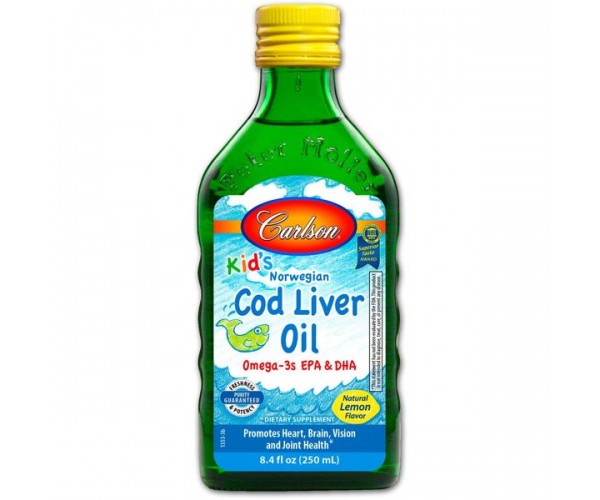 Риб'ячий жир з печінки тріски для дітей Norwegian Cod Liver Oil for Kids Carlson Labs лимон 250 мл (CAR106)
Риб'ячий жир з печінки тріски для дітей Norwegian Cod Liver Oil for Kids Carlson Labs лимон 250 мл (CAR106)